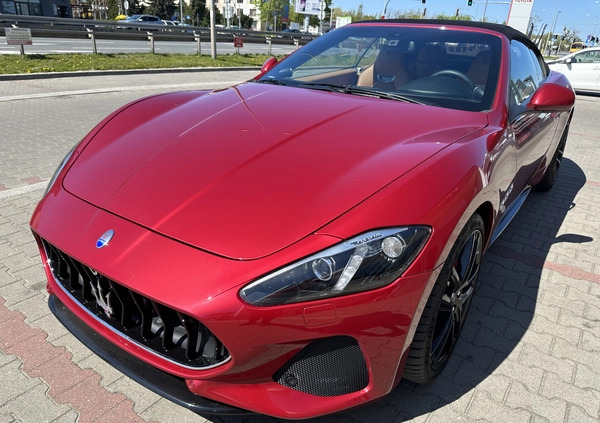 Maserati GranCabrio cena 330000 przebieg: 25600, rok produkcji 2018 z Warszawa małe 211